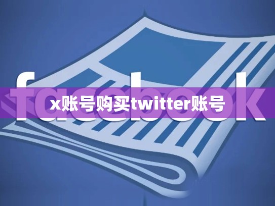 x账号购买twitter账号