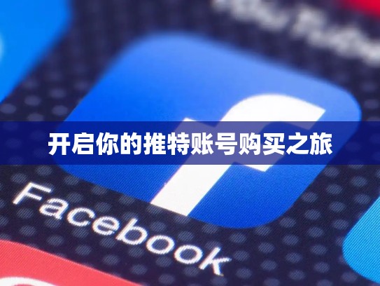 开启你的推特账号购买之旅