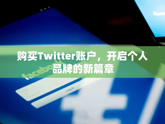 购买Twitter账户，开启个人品牌的新篇章